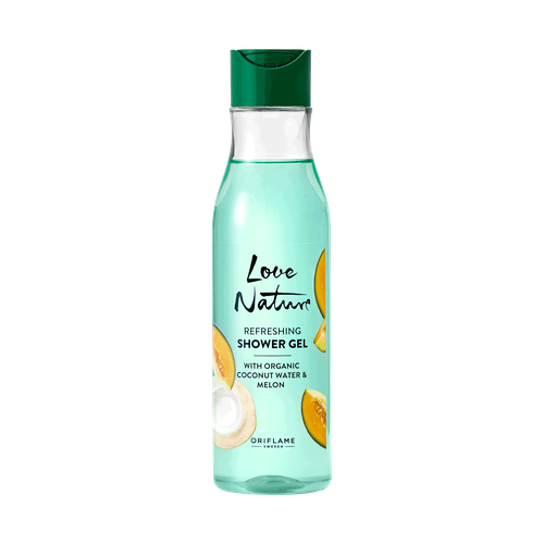 Love Nature Refreshing Shower Gel with Organic Coconut Water & Melon
