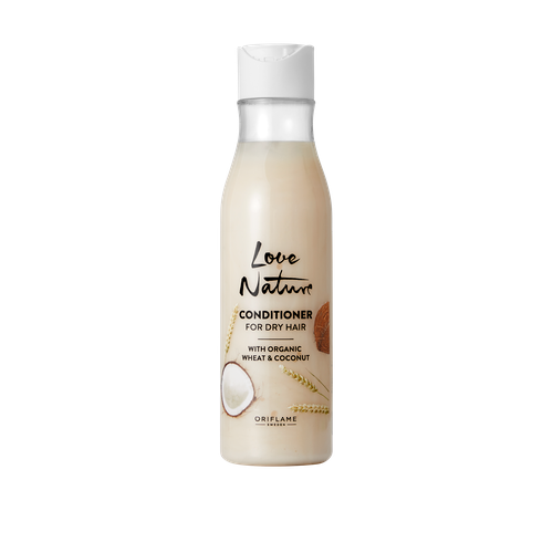 Love Nature Conditioner For Dry Hair with Organic Wheat & Coconut