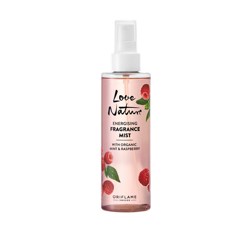 Love Nature Energising Fragrance Mist with Organic Mint & Raspberry