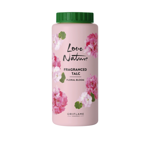 Love Nature Fragranced Talc Floral Bloom