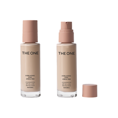 The ONE Everlasting Sync Stress-Free Foundation SPF 20 + UVA protection Natural