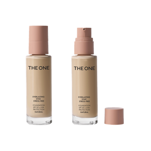 The ONE Everlasting Sync Stress-Free Foundation SPF 20 + UVA protection Natural