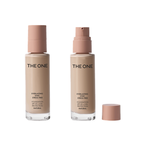 The ONE Everlasting Sync Stress-Free Foundation SPF 20 + UVA protection Natural