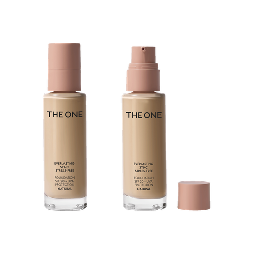 The ONE Everlasting Sync Stress-Free Foundation SPF 20 + UVA protection Natural