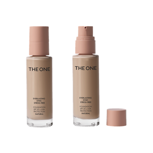 The ONE Everlasting Sync Stress-Free Foundation SPF 20 + UVA protection Natural