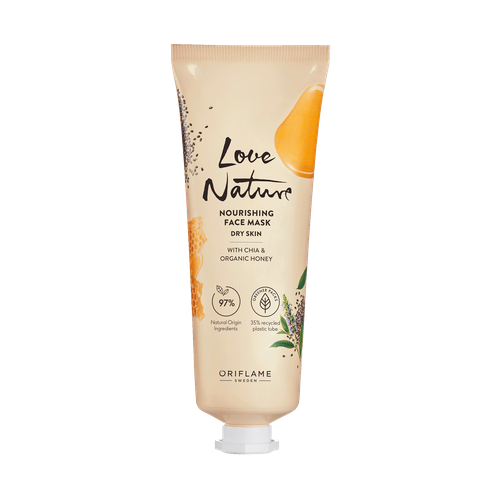 Love Nature Nourishing Face Mask with chia & organic honey