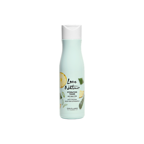 Love Nature Hydrating Toner with Organic Aloe Vera & Pineapple